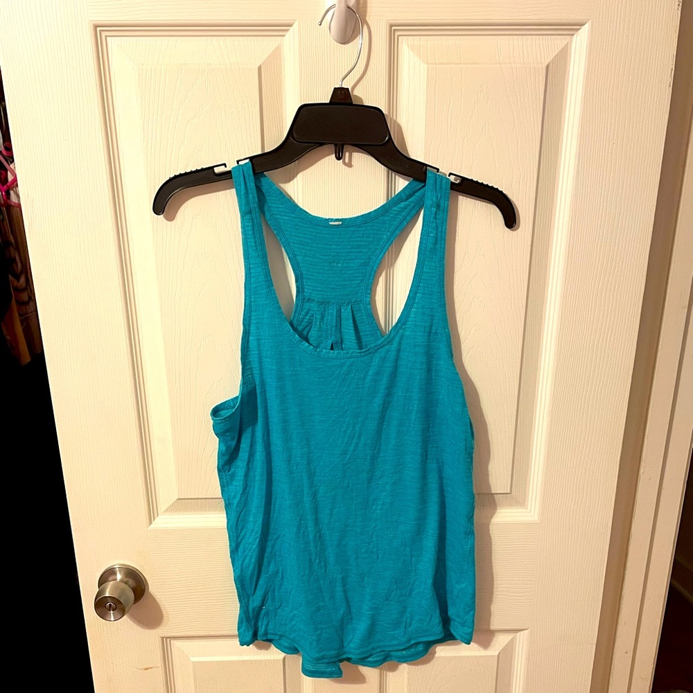 Lululemon teal racer back tank